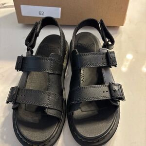 Dr. Martens Black Kids Sandals